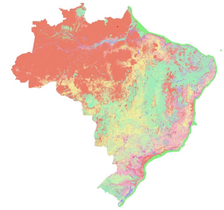 Uso E Cobertura Da Terra No Brasil Ibge Dados Espaciais Geoaplicada