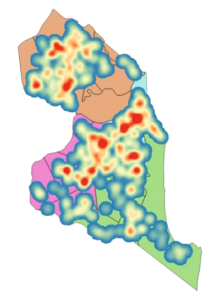 Mapa de calor ou Kernel